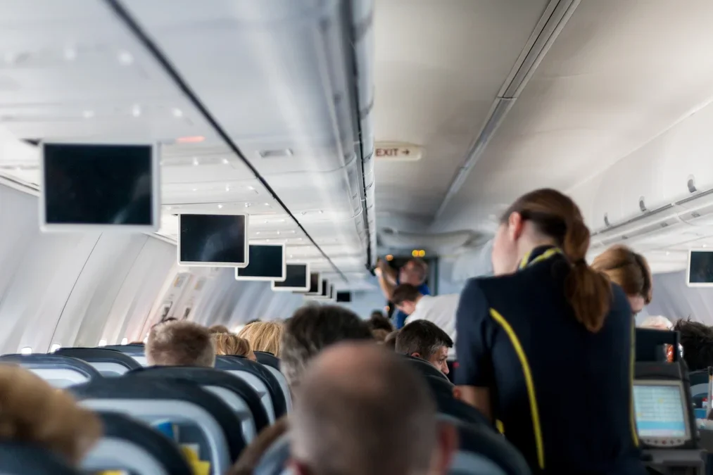 Порно видео стюардесса с пассажиром в самолете