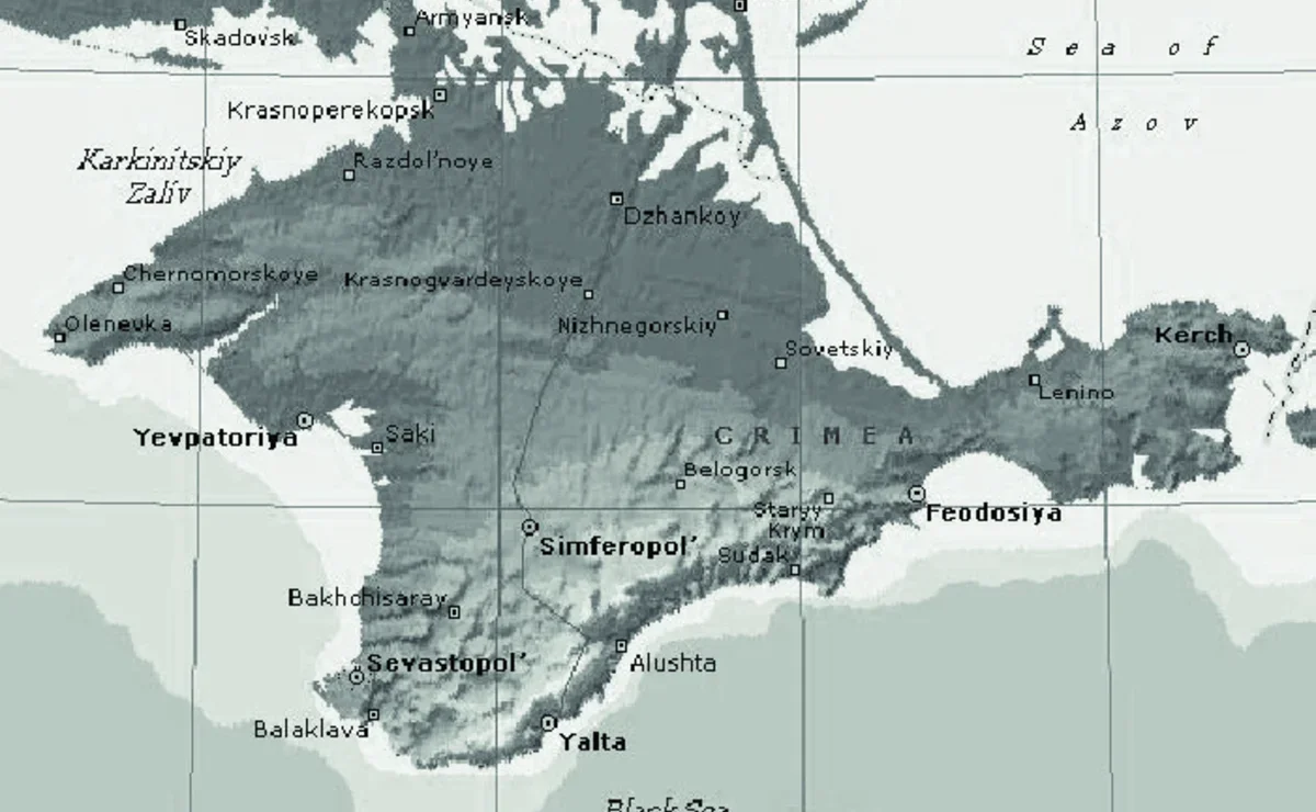 Карта крыма новофедоровка